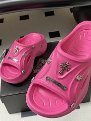 Fortok Chrome Hearts Y2K Mules Pink - 6