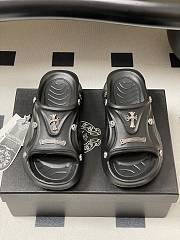 Fortok Chrome Hearts Y2K Mules Black - 1