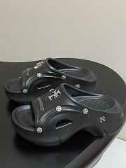 Fortok Chrome Hearts Y2K Mules Black - 3