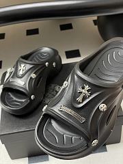 Fortok Chrome Hearts Y2K Mules Black - 4