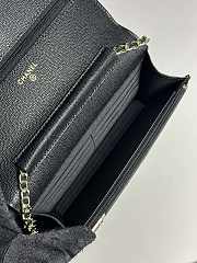 Fortok Chanel WOC Caviar Black 19cm  - 4