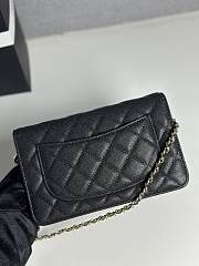 Fortok Chanel WOC Caviar Black 19cm  - 2