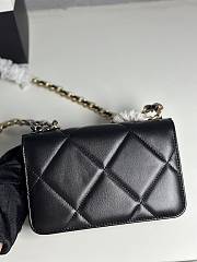 Fortok Chanel Purse Black 19cm - 3