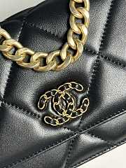 Fortok Chanel Purse Black 19cm - 6