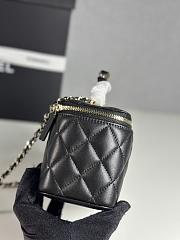 Fortok Chanel Handle Vanity Black 17cm - 3