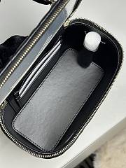 Fortok Chanel Handle Vanity Black 17cm - 4