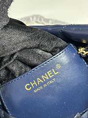 Fortok Chanel 22 Mini Bag Navy Blue 20cm - 6