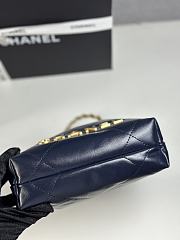Fortok Chanel 22 Mini Bag Navy Blue 20cm - 5