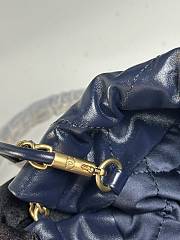 Fortok Chanel 22 Mini Bag Navy Blue 20cm - 4
