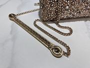 Fortok Dior Lady Dior Gold Embroidered with Beads 17 x 15 x 7 cm - 3
