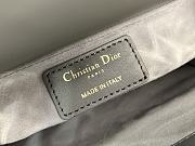 Fortok Dior Small Dior Bag Green Smooth Calfskin And Satin With Bead Embroidery 20 x 16.5 x 8cm - 4