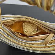Fortok Bottega Veneta Mini Jodie Tubular Bag Gold 28x23x8cm  - 6
