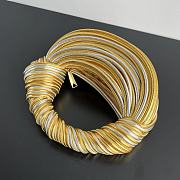 Fortok Bottega Veneta Mini Jodie Tubular Bag Gold 28x23x8cm  - 2