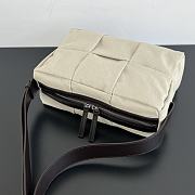 Fortok Man Bottega Veneta Arco Camera Bag Off-White 27x19x9cm - 6