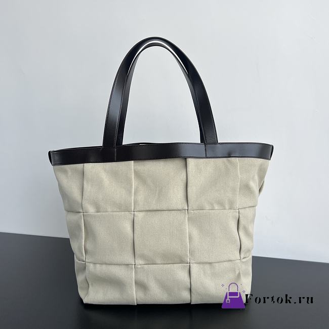 Fortok Bottega Veneta Arco Tote Bag - Neutrals 40x36x24cm - 1