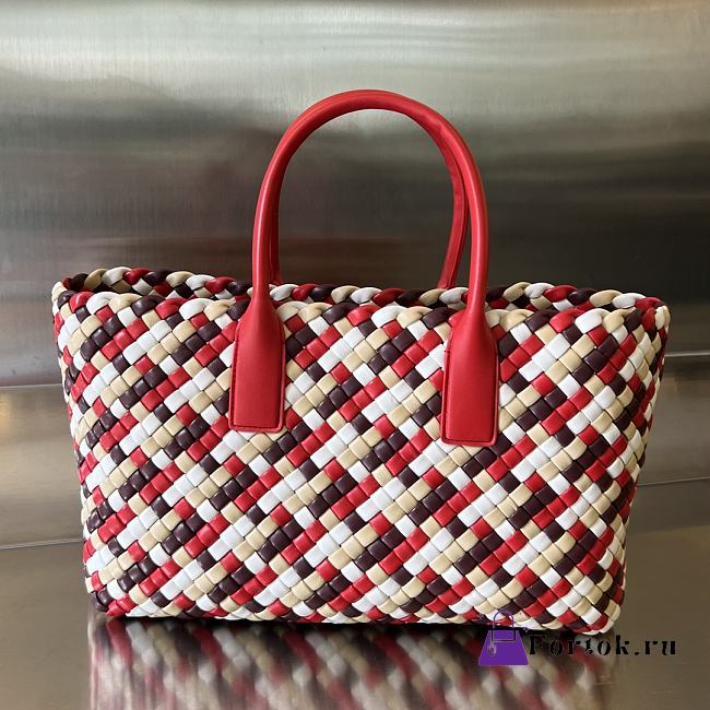 Fortok Bottega Veneta Cabat Red 37*17*23cm - 1
