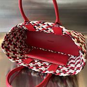 Fortok Bottega Veneta Cabat Red 37*17*23cm - 3