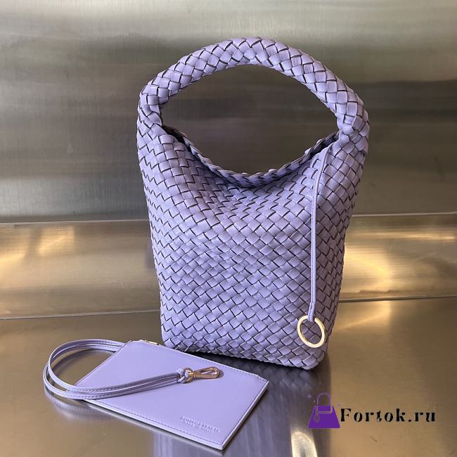 Fortok Bottega Veneta Cabat Bucket Purple 35.5x21x13cm - 1