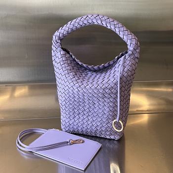 Fortok Bottega Veneta Cabat Bucket Purple 35.5x21x13cm