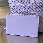 Fortok Bottega Veneta Cabat Bucket Purple 35.5x21x13cm - 4