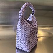 Fortok Bottega Veneta Cabat Bucket Purple 35.5x21x13cm - 3