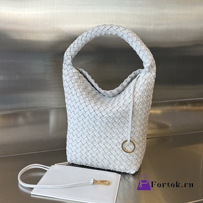 Fortok Bottega Veneta Cabat Bucket White 35.5x21x13cm - 1