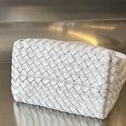 Fortok Bottega Veneta Cabat Bucket White 35.5x21x13cm - 3