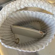 Fortok Bottega Veneta Cabat Bucket White 35.5x21x13cm - 2