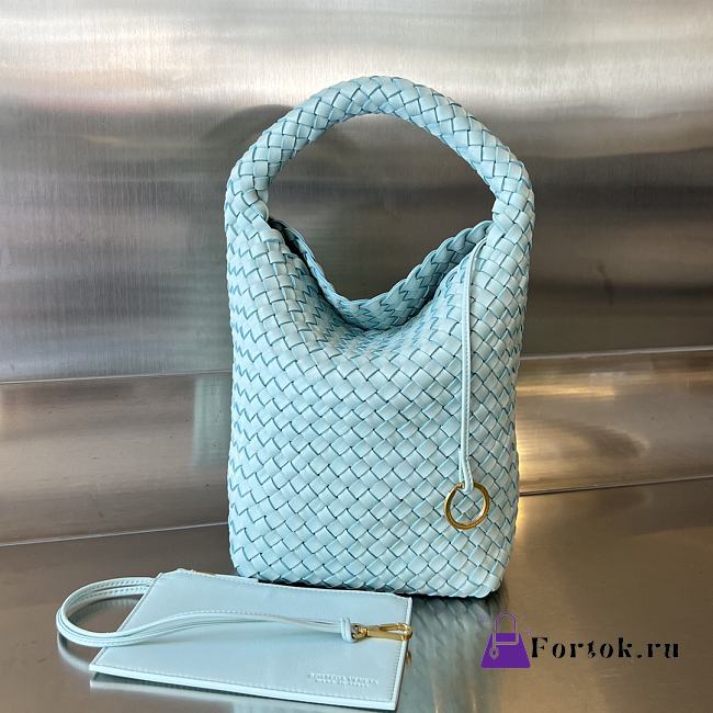 Fortok Bottega Veneta Cabat Bucket Blue 35.5x21x13cm - 1