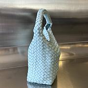 Fortok Bottega Veneta Cabat Bucket Blue 35.5x21x13cm - 6