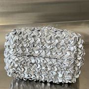 Fortok Bottega Veneta Cabat Bucket Shiny Silver 35.5x21x13cm - 5