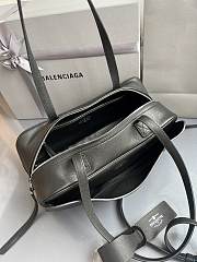 Fortok Balenciaga Carrie Bowling Black Small Bag 31x12x12cm - 2