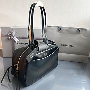 Fortok Balenciaga Carrie Bowling Black Large Bag 36x16X18.7cm - 3