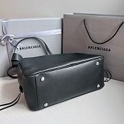 Fortok Balenciaga Carrie Bowling Black Large Bag 36x16X18.7cm - 5