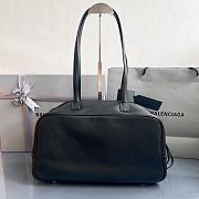 Fortok Balenciaga Carrie Bowling Black Large Bag 36x16X18.7cm - 4
