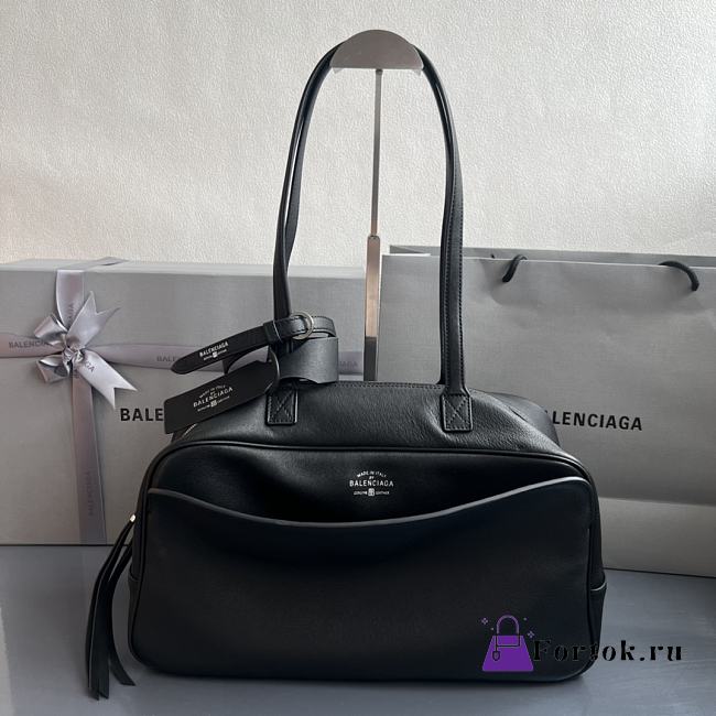 Fortok Balenciaga Carrie Bowling Black Large Bag 36x16X18.7cm - 1