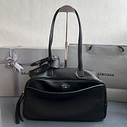 Fortok Balenciaga Carrie Bowling Black Large Bag 36x16X18.7cm - 1