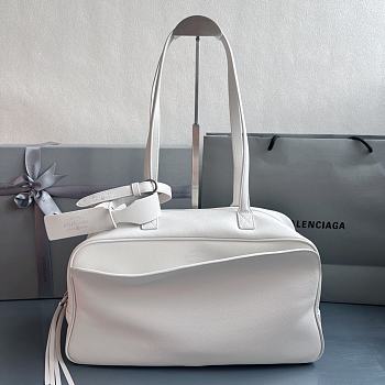 Fortok Balenciaga Carrie Bowling White Large Bag 36x16X18.7cm