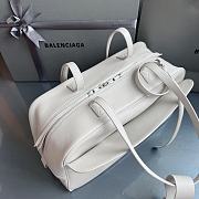 Fortok Balenciaga Carrie Bowling White Large Bag 36x16X18.7cm - 2
