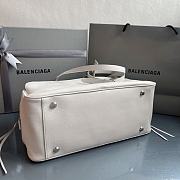 Fortok Balenciaga Carrie Bowling White Large Bag 36x16X18.7cm - 3