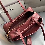 Fortok Balenciaga Carrie Bowling Rouge Small Bag 31x12x12cm - 3