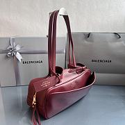 Fortok Balenciaga Carrie Bowling Rouge Small Bag 31x12x12cm - 5
