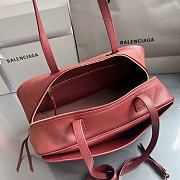 Fortok Balenciaga Carrie Bowling Rouge Large Bag 36x16X18.7cm - 2
