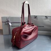 Fortok Balenciaga Carrie Bowling Rouge Large Bag 36x16X18.7cm - 3