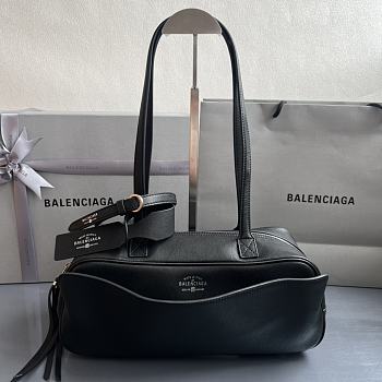 Fortok Balenciaga Carrie Bowling Black Small Bag 31x12x12cm