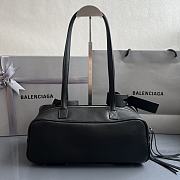 Fortok Balenciaga Carrie Bowling Black Small Bag 31x12x12cm - 6