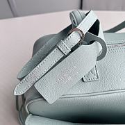 Fortok Balenciaga Carrie Bowling Blue Mint Small Bag 31x12x12cm - 3