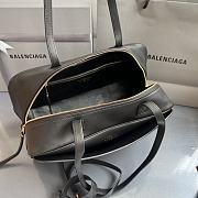 Fortok Balenciaga Carrie Bowling Black Large Bag Gold Hardware 36x16X18.7cm - 6
