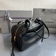 Fortok Balenciaga Carrie Bowling Black Large Bag Gold Hardware 36x16X18.7cm - 5