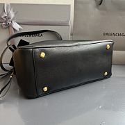 Fortok Balenciaga Carrie Bowling Black Large Bag Gold Hardware 36x16X18.7cm - 2